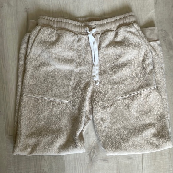 MADEWELL Knit Jogger Pants Camel Colored - Picture 1 of 4